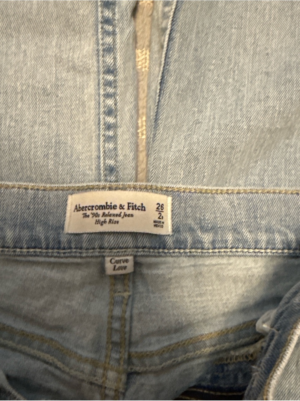 Abercrombie & Fitch Light Blue High-Rise Women’s Jeans